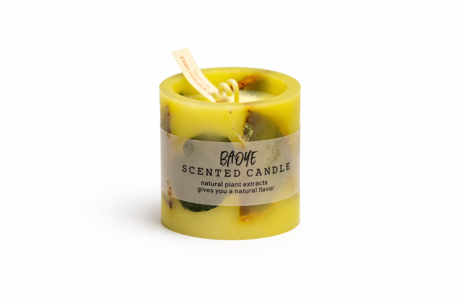 Eco-Friendly Scented Candle – Natural Plant Extracts (Round & Square)