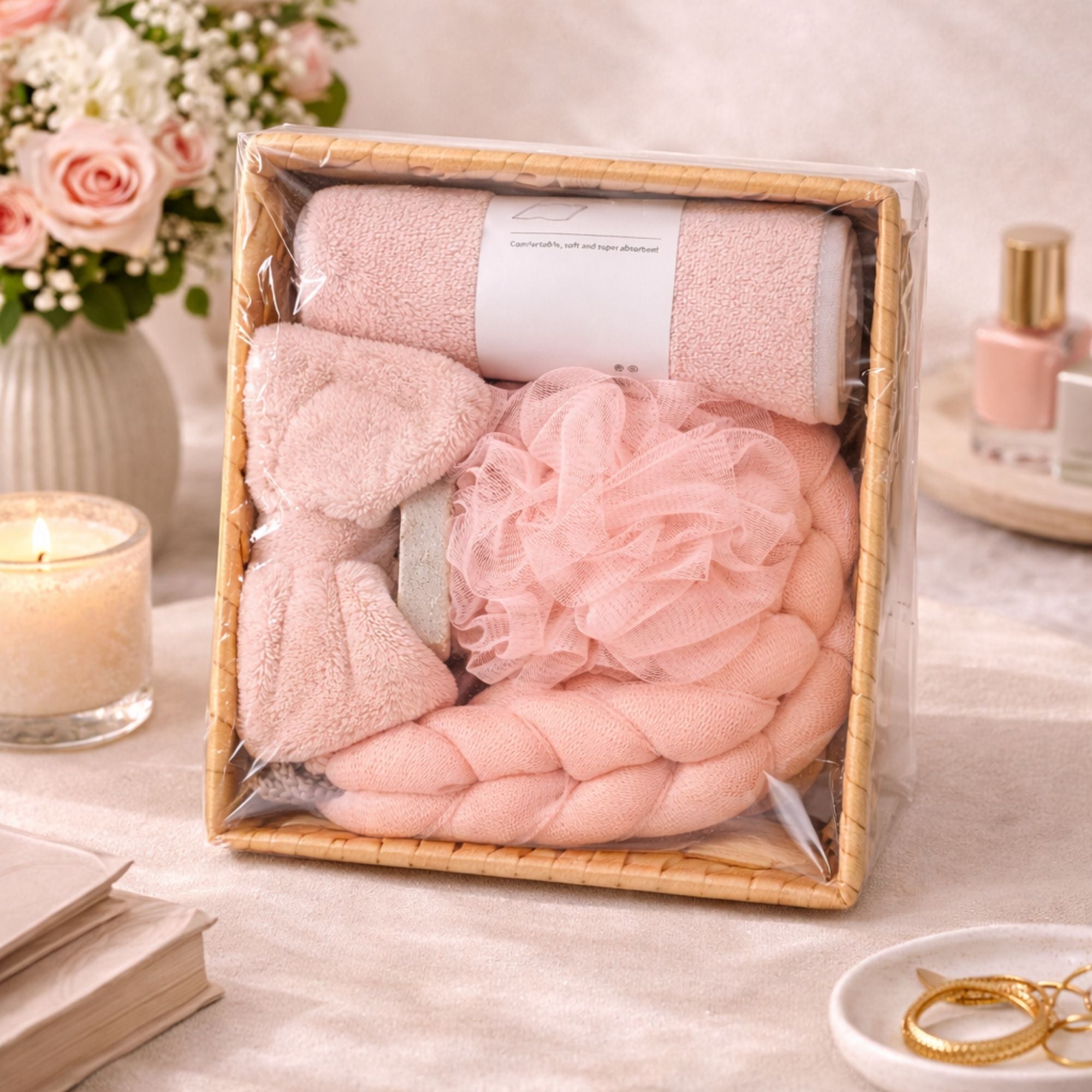 Spa Gift Basket Set- 7-in-1 Bath & Body Gift Basket