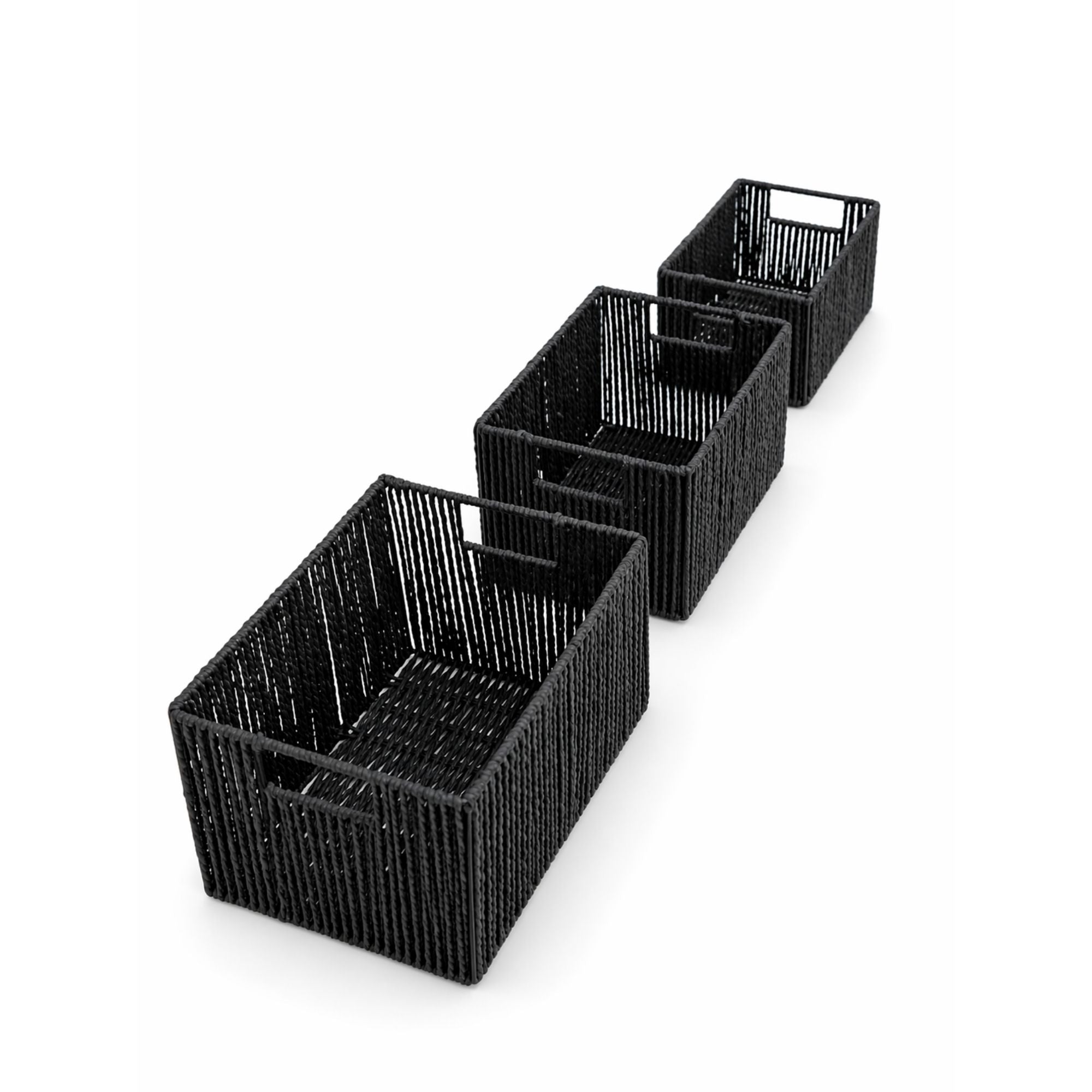Set of 3 Handwoven Nesting Baskets