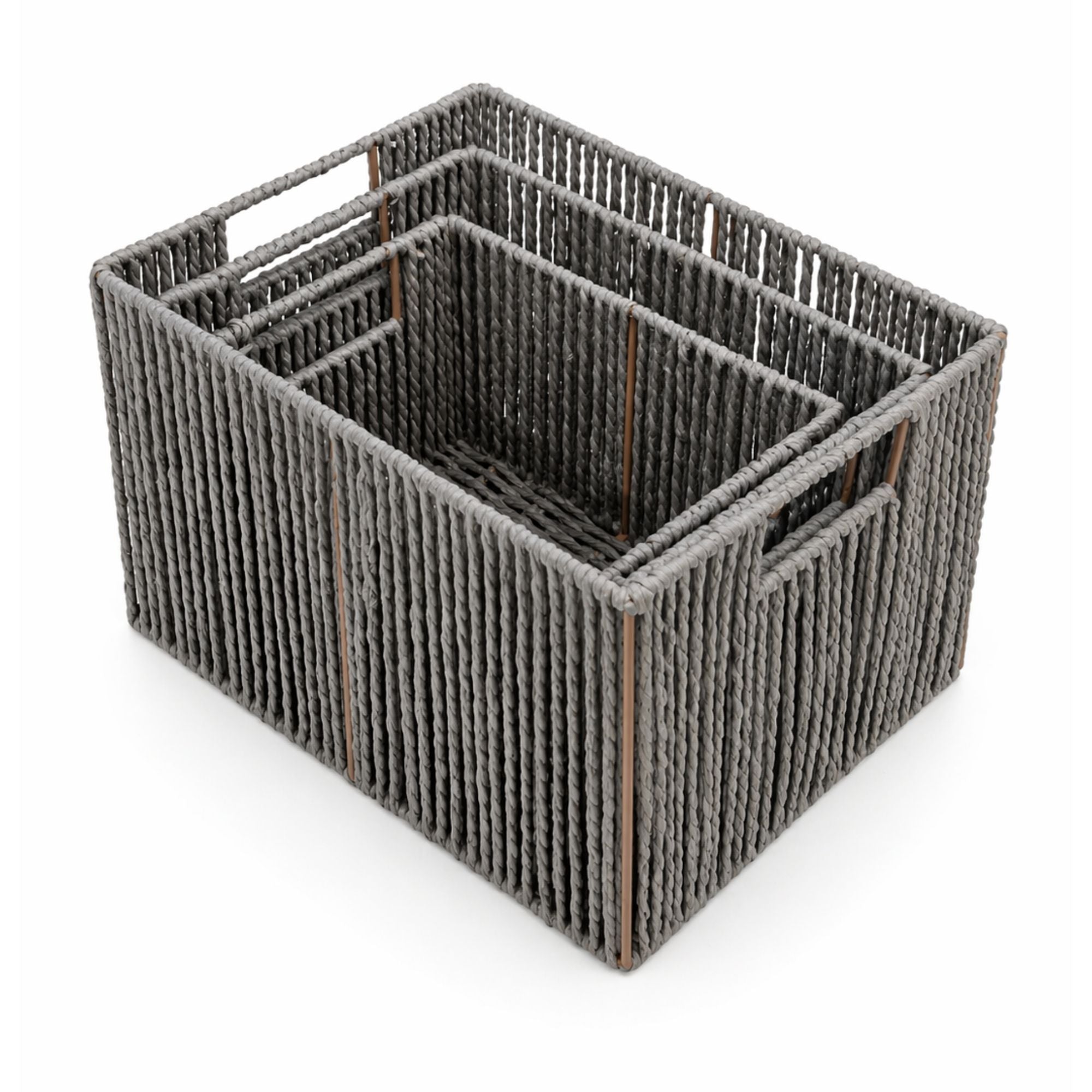 Set of 3 Handwoven Nesting Baskets