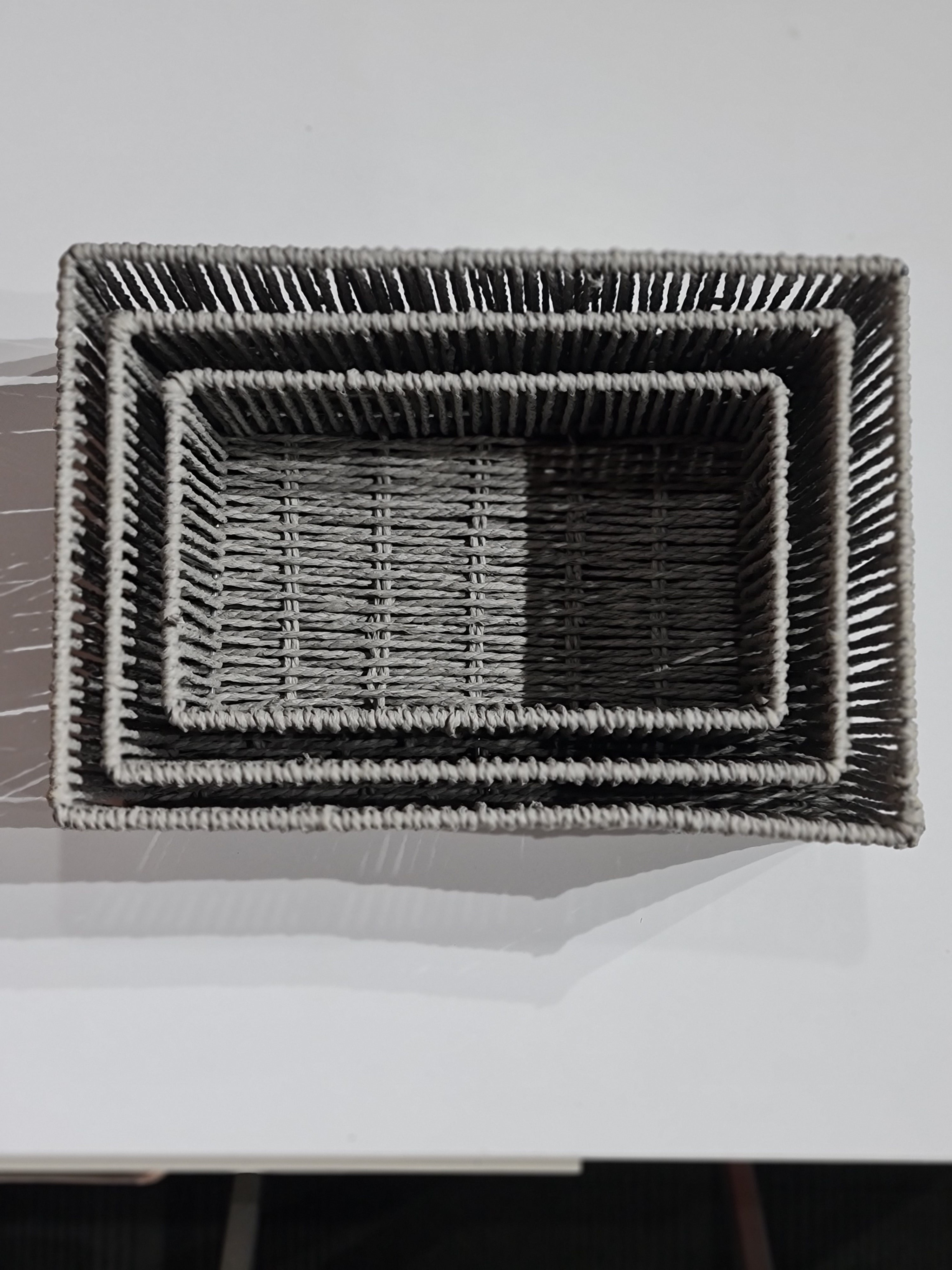 Set of 3 Handwoven Nesting Baskets