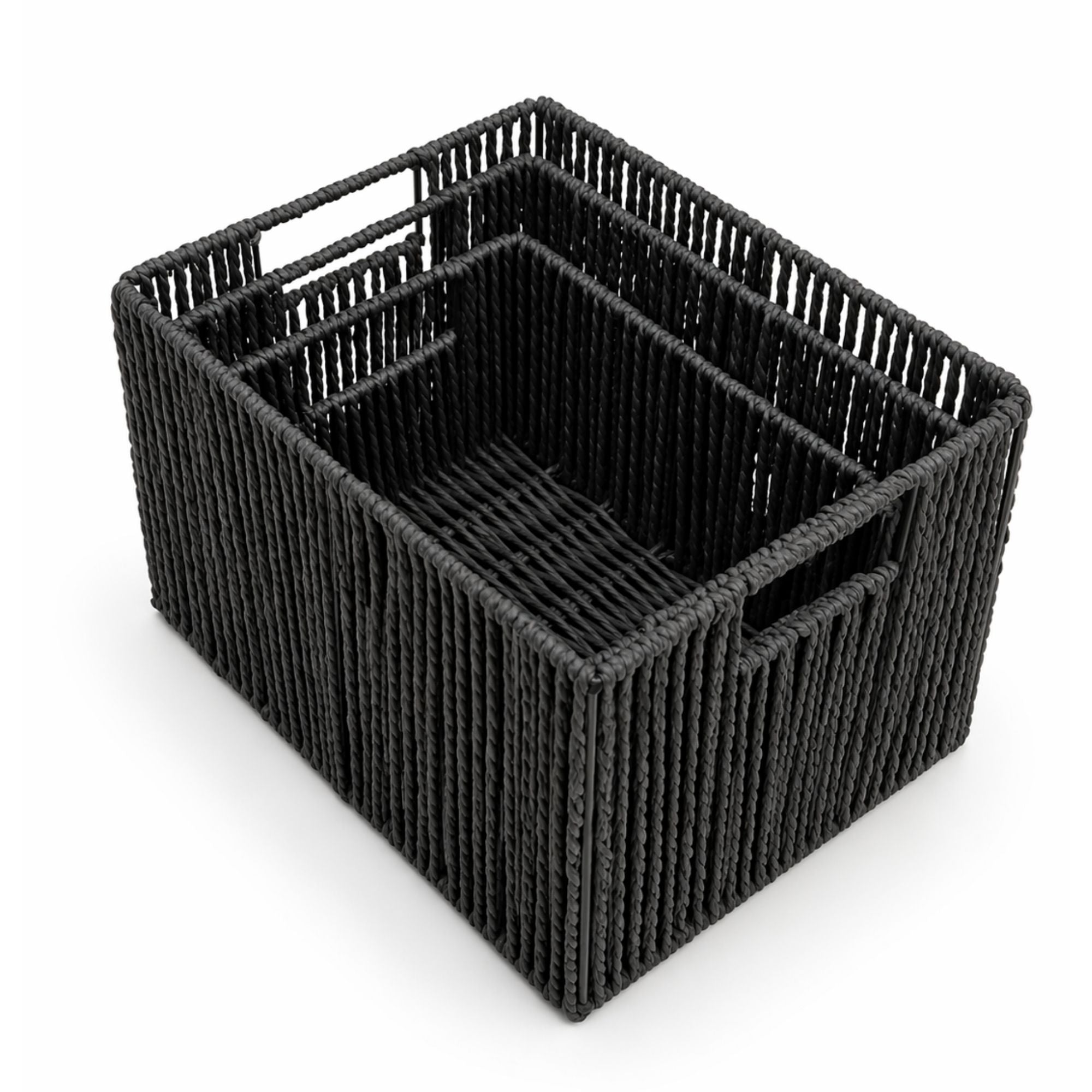 Set of 3 Handwoven Nesting Baskets