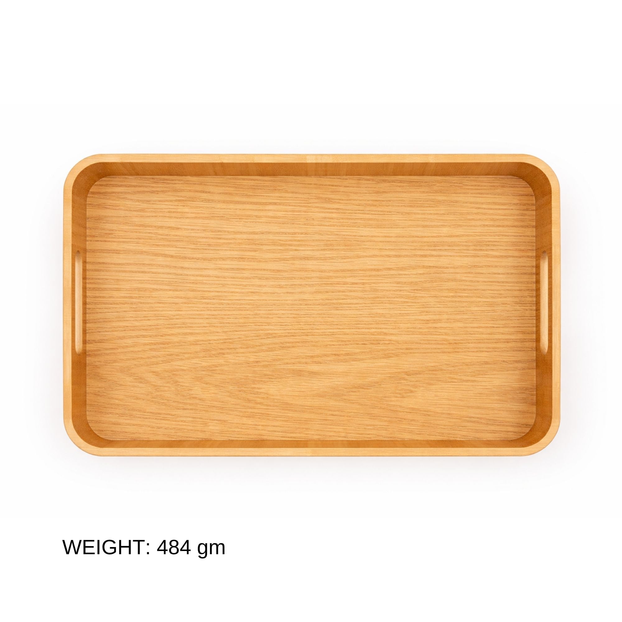 Bamboo Wooden Serving Tray with Cut-Out Handles