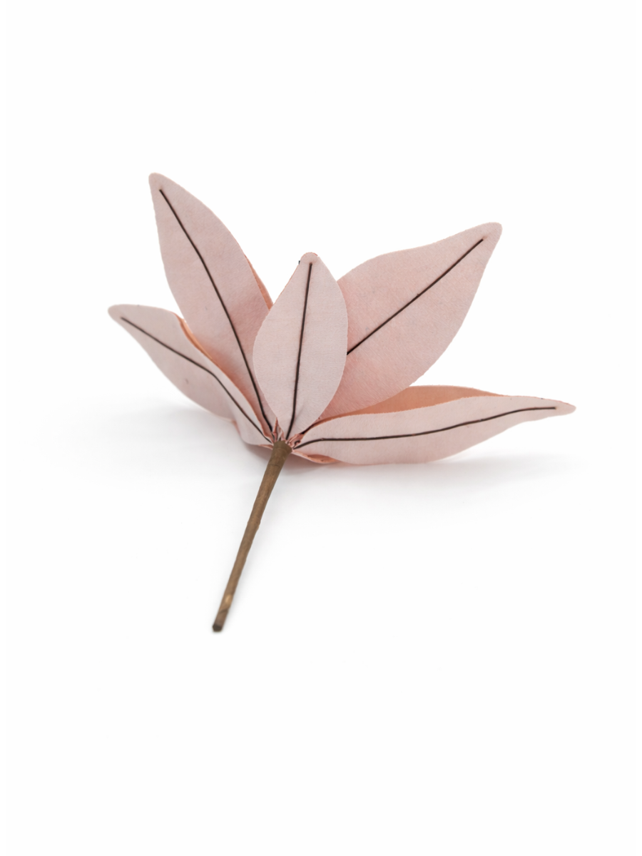 Velvet Poinsettia Artificial Flower (Pack of 4)