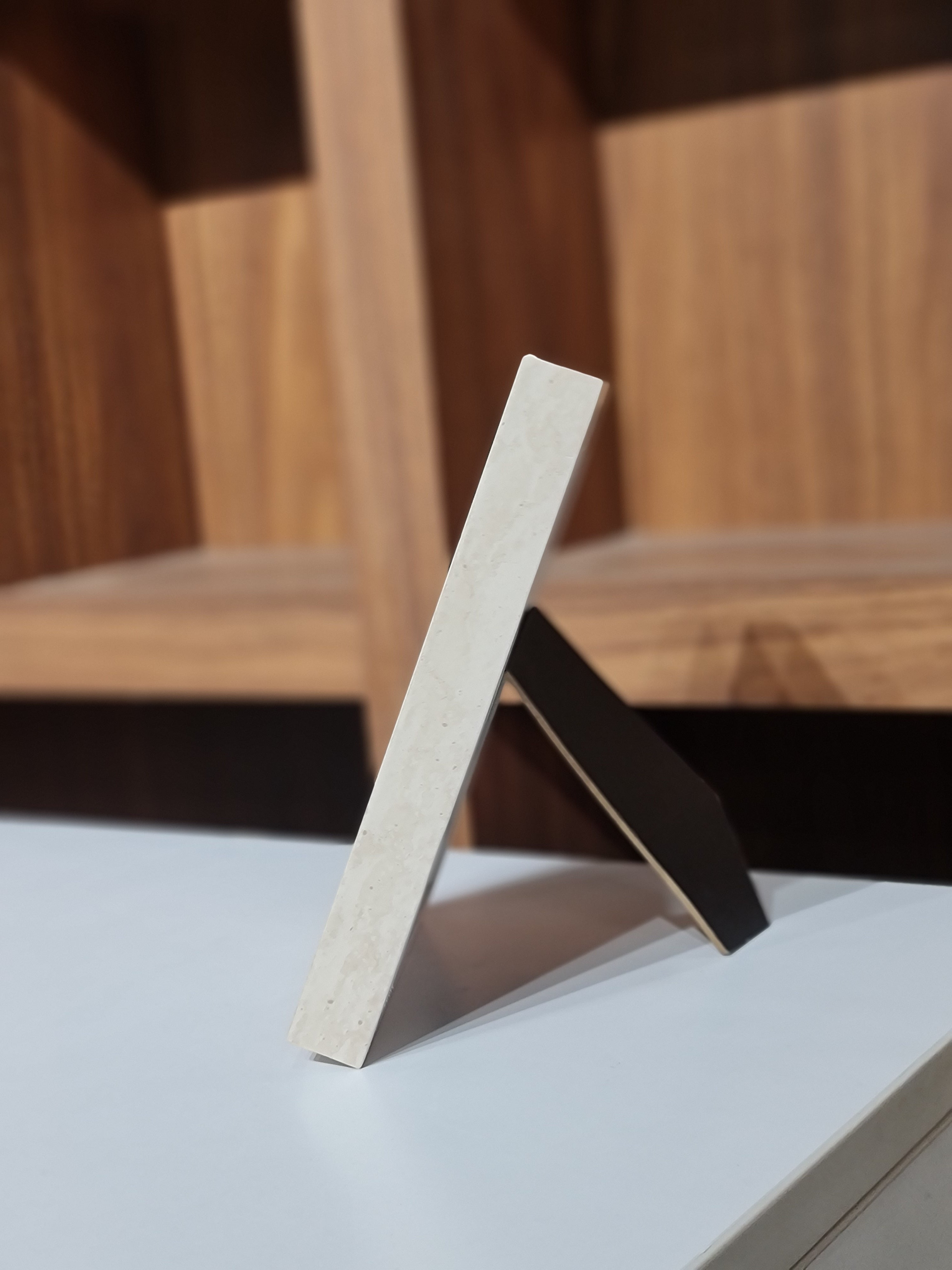 Cream Terrazzo-Style Picture Frame for Tabletop - 4x6 in Photo Frame