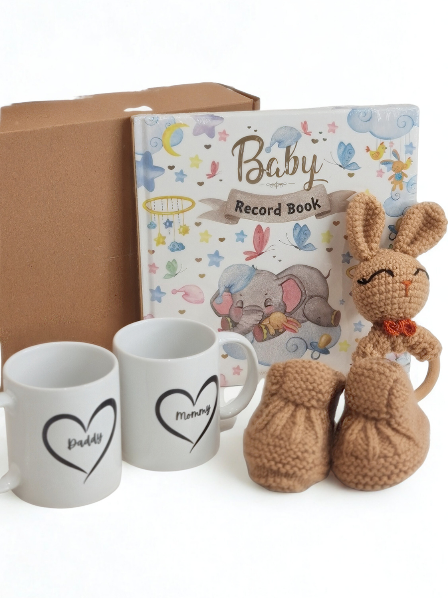 New Parents with Baby Milestone Gift Hamper (Baby Arrival Gift Hamper)