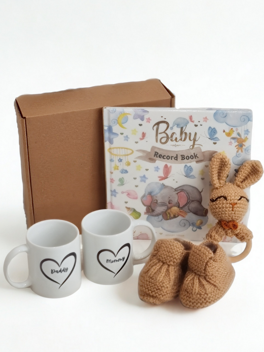 New Parents with Baby Milestone Gift Hamper (Baby Arrival Gift Hamper)