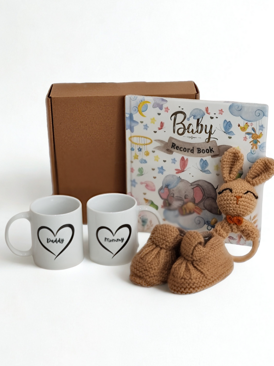 New Parents with Baby Milestone Gift Hamper (Baby Arrival Gift Hamper)