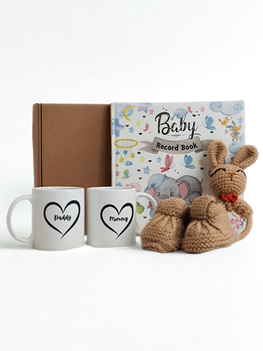 New Parents with Baby Milestone Gift Hamper (Baby Arrival Gift Hamper)