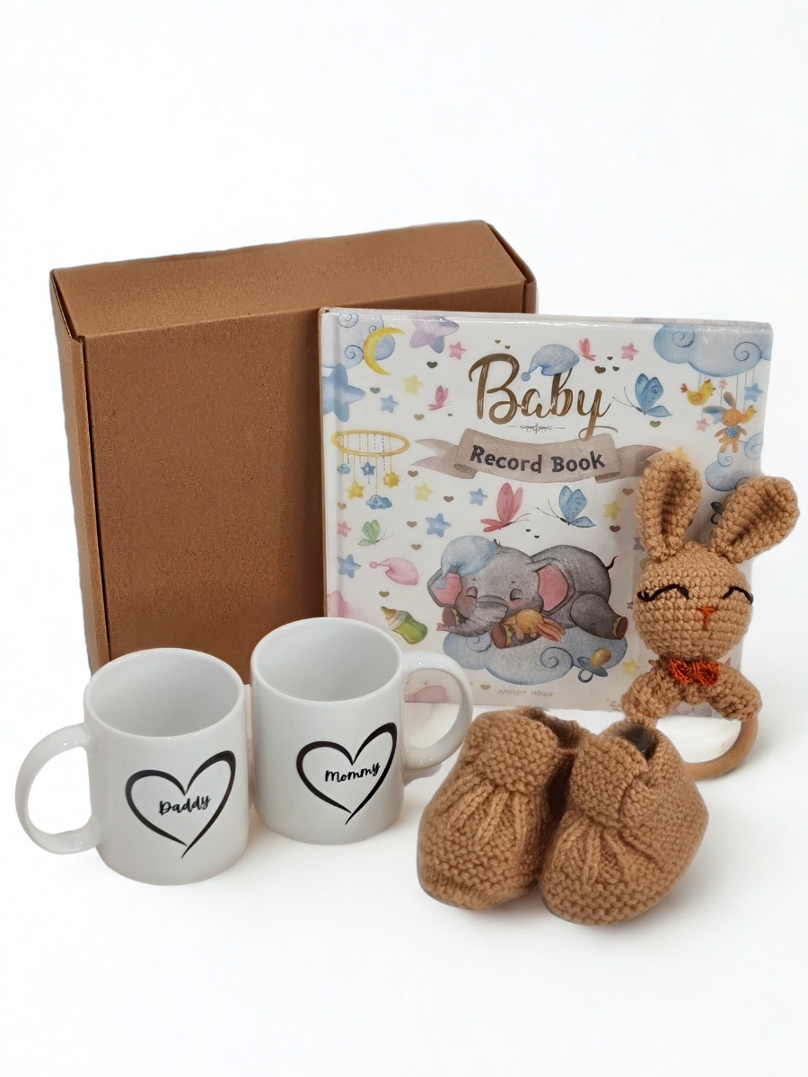 New Parents with Baby Milestone Gift Hamper (Baby Arrival Gift Hamper)
