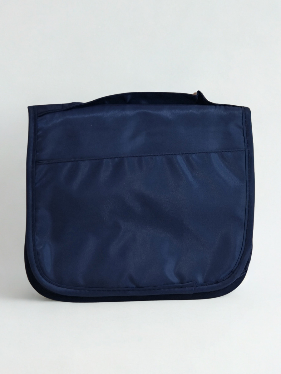 Navy Blue Hanging Travel Organizer Pouch