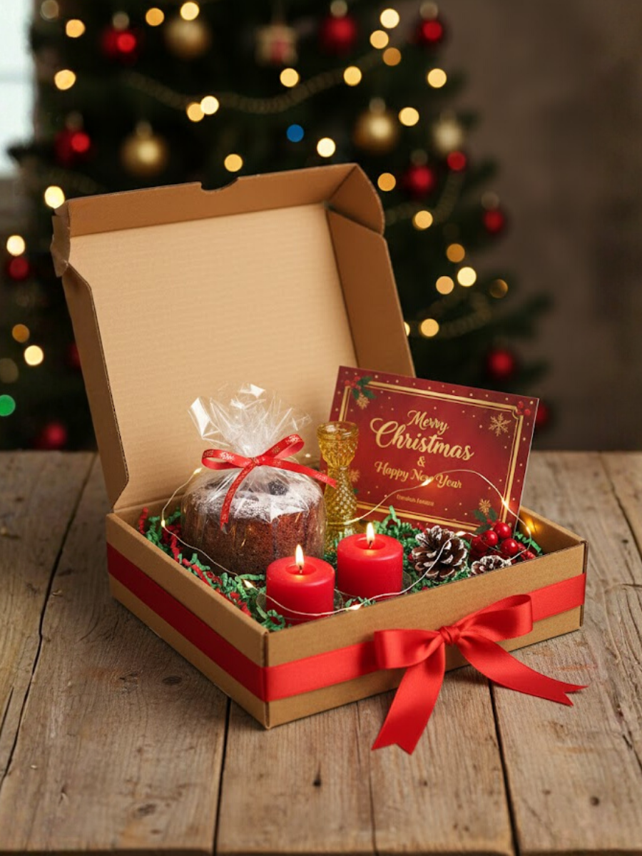 Christmas Hearth Luxury Hamper Box