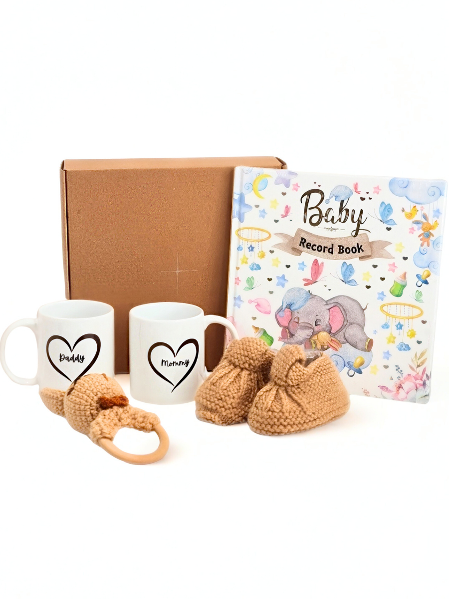 New Parents with Baby Milestone Gift Hamper (Baby Arrival Gift Hamper)