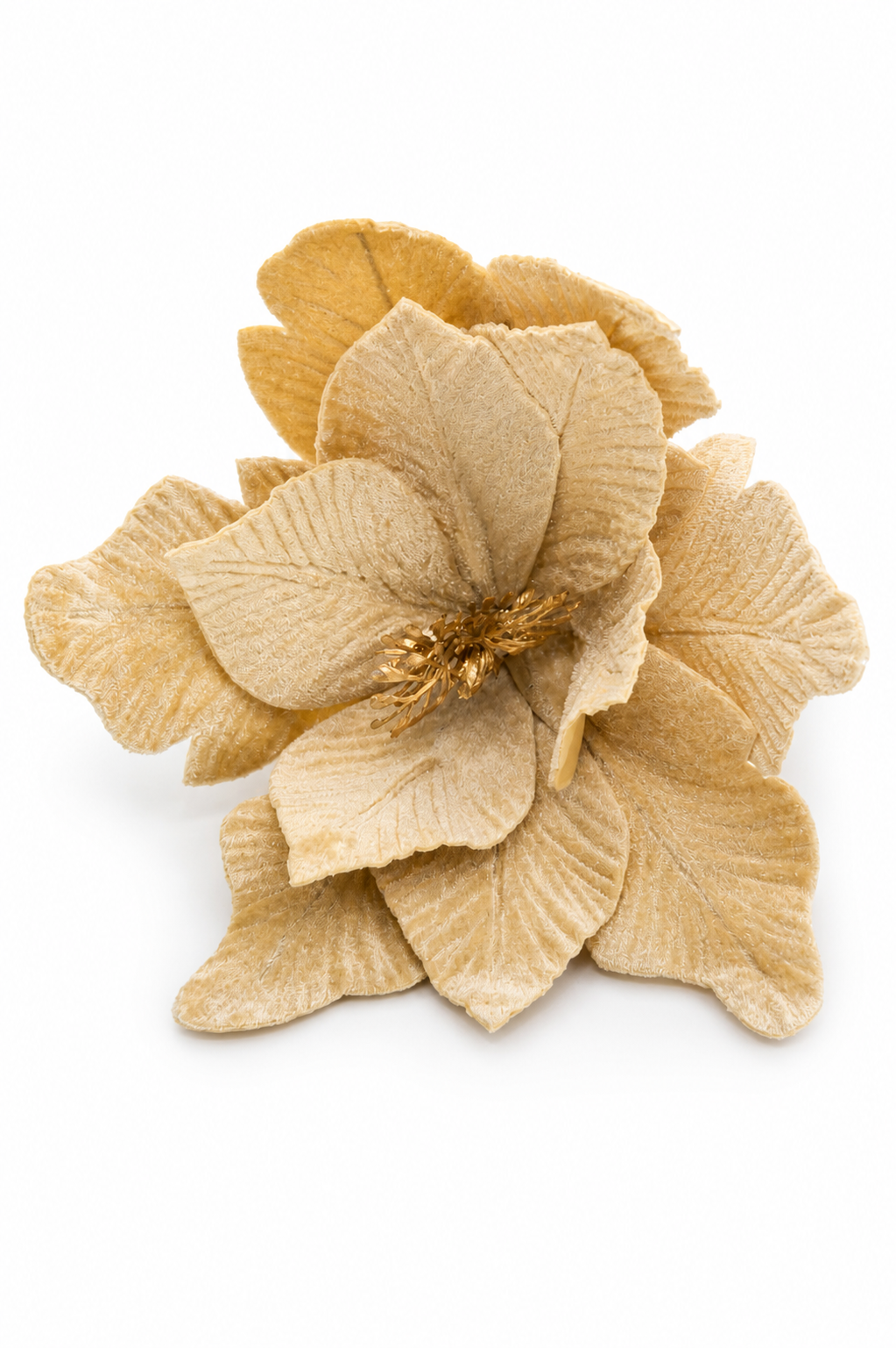 Set of 2 Velvet Magnolia Artificial Flower