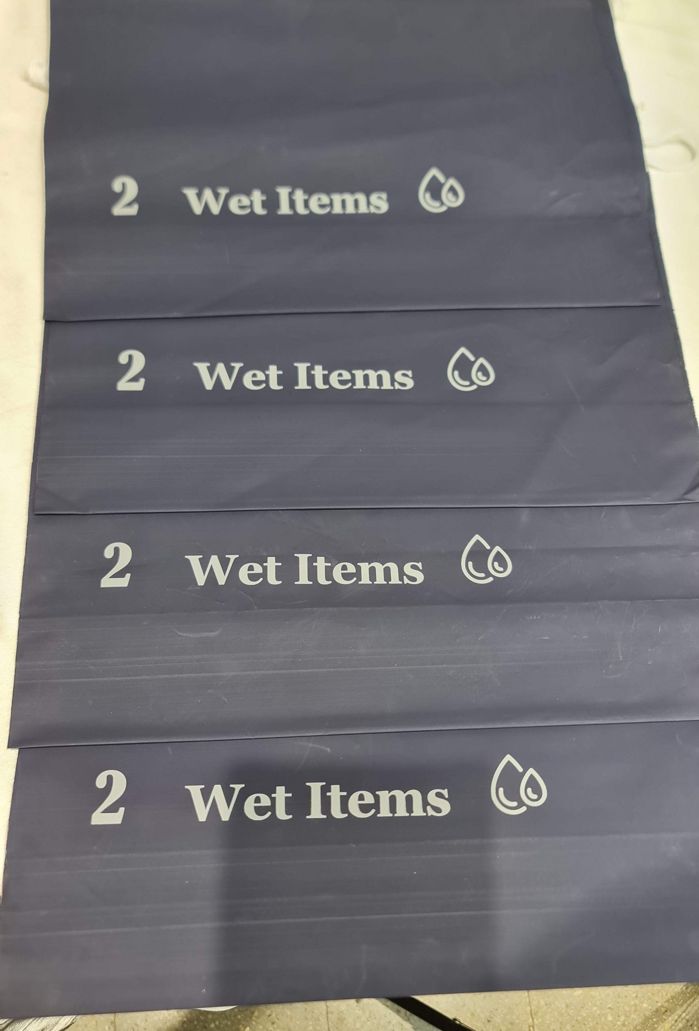Waterproof Wet Items Travel Pouch | Reusable & Washable(4 pack) - 30 cm x 40 Cm