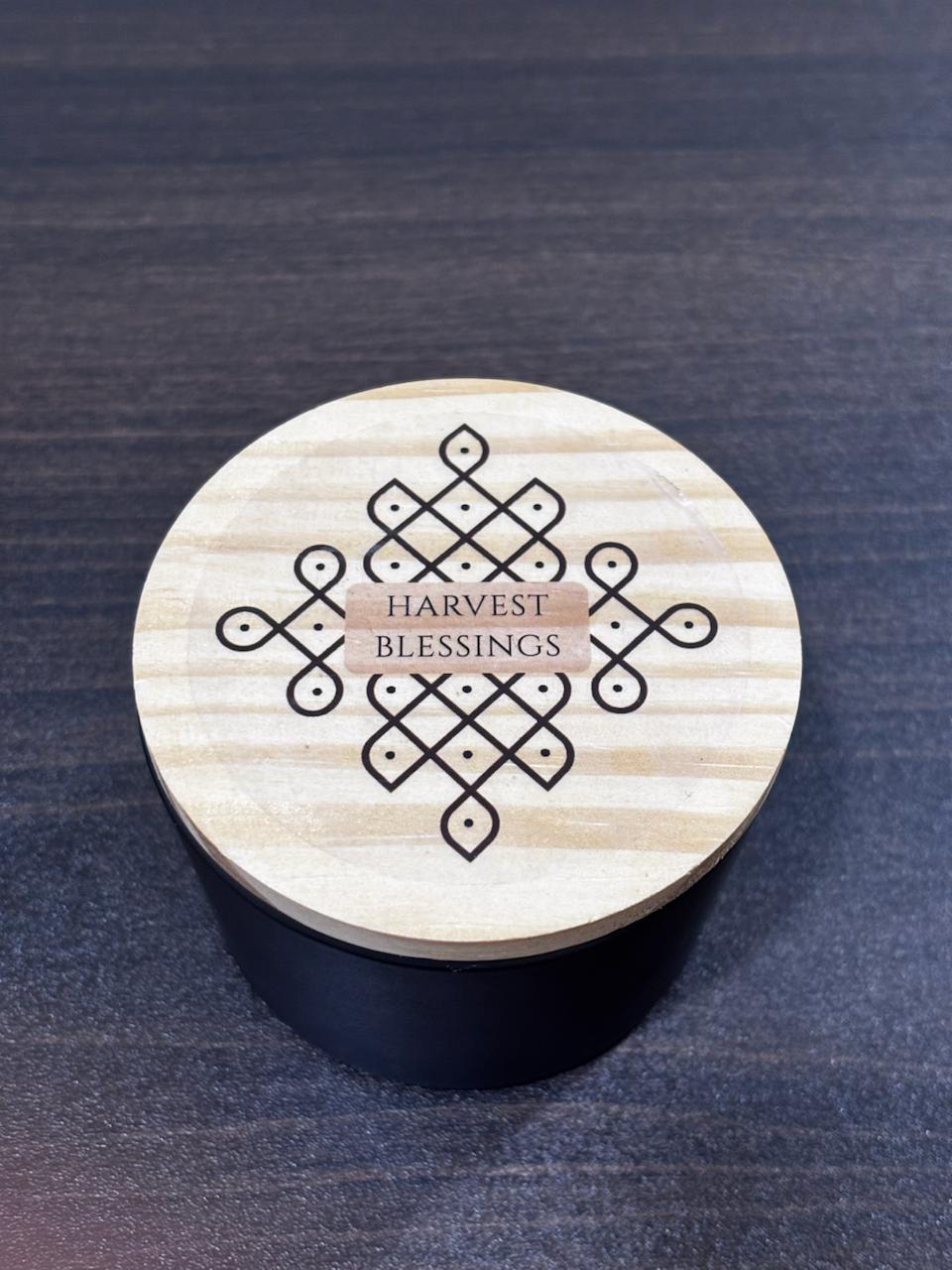 250ml Round Jar with Harvest Blessings Lid