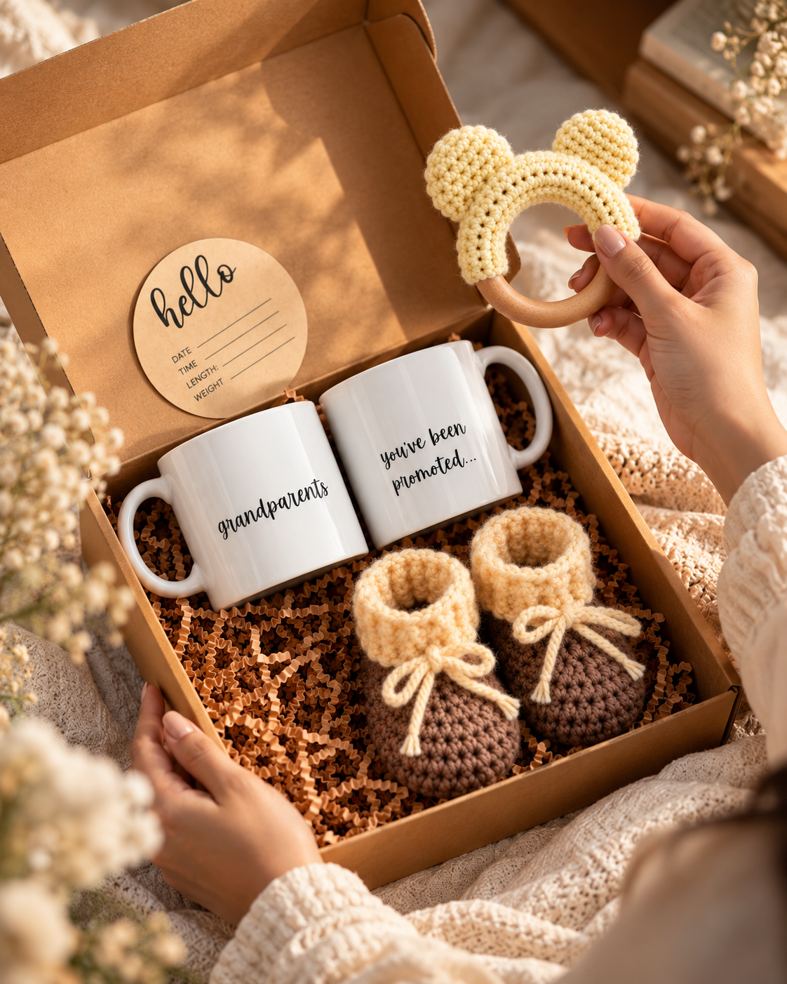 The Grandparent Reveal Box - Pregnancy Reveal for Parents