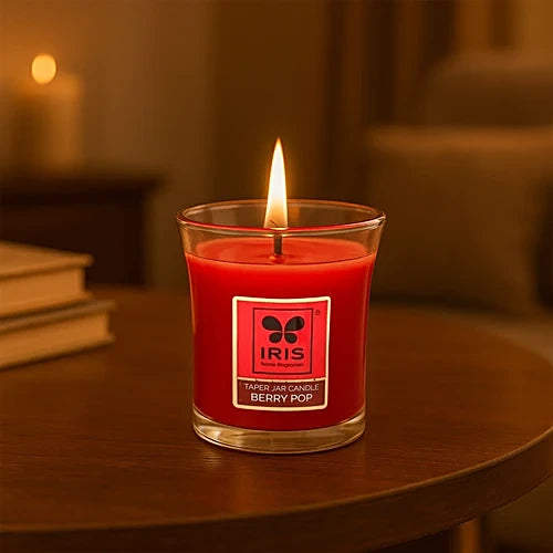 Iris Berry Pop Taper Jar Candle 110g