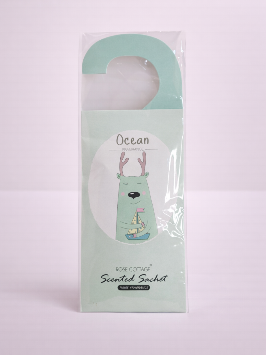 Rose Cottage Ocean Scented Sachet - Door Hanger Home & Car Freshener