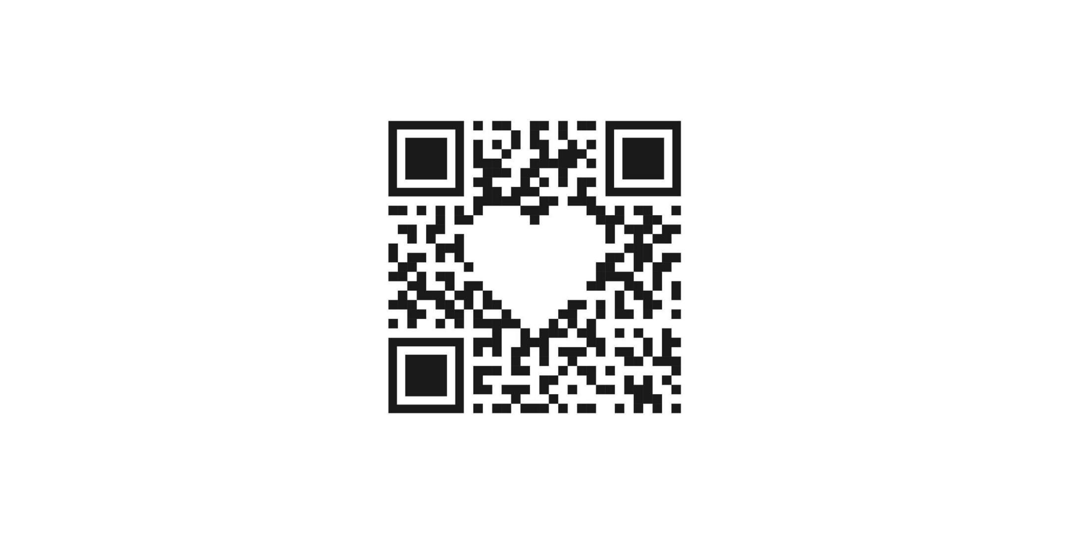 QR Code Heart Love Mug