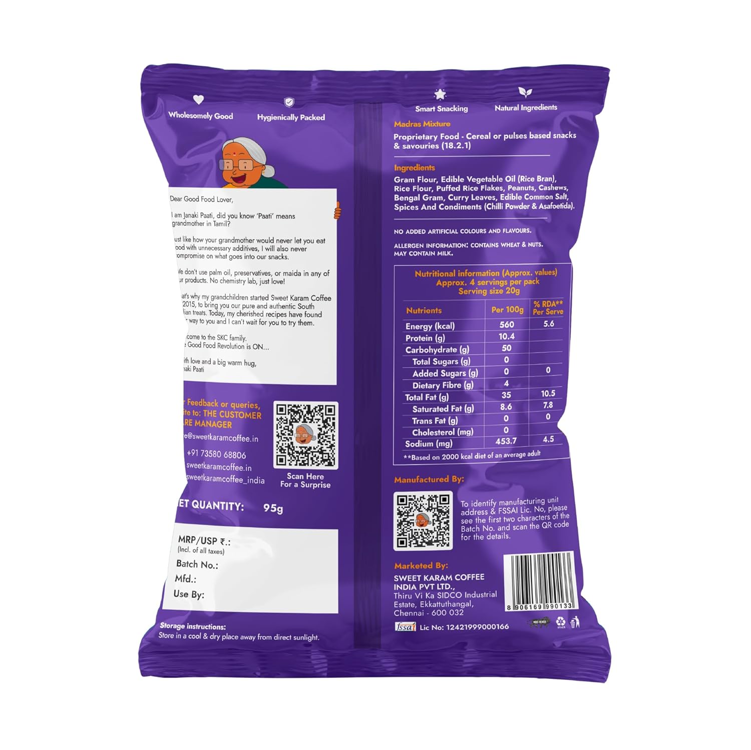 Sweet Karam Coffee Special Madras Mixture 95g