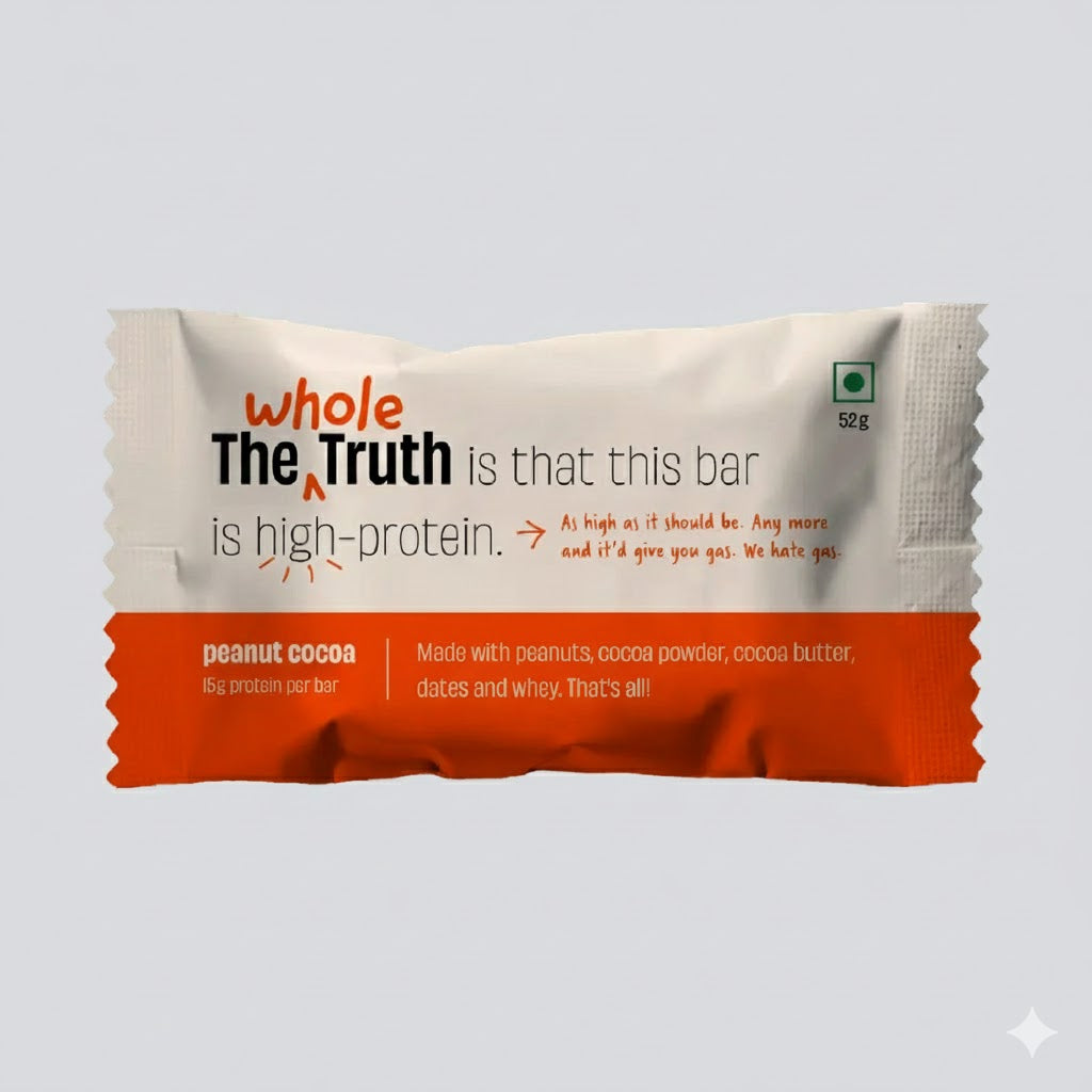 The Whole Truth Peanut Cocoa Protein Bar - 52g