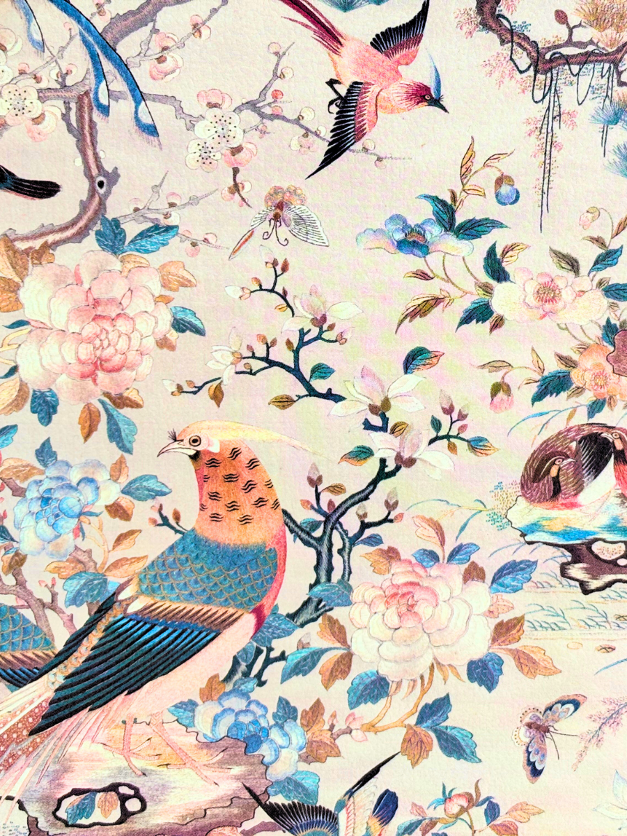 Luxury Pink Floral Empty Gift Box with Handle